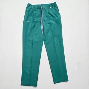 Mediclo Milos Green Relaxed Straight Leg Cargo Scrub Pants Large  Techwear EUC